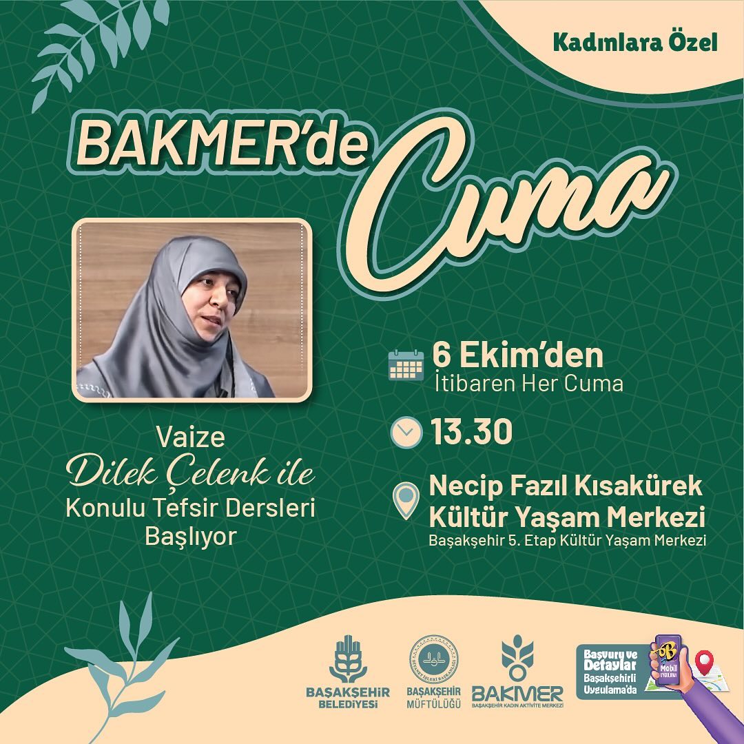 Başakşehir Belediyesi - Konulu Tefsir Dersleri